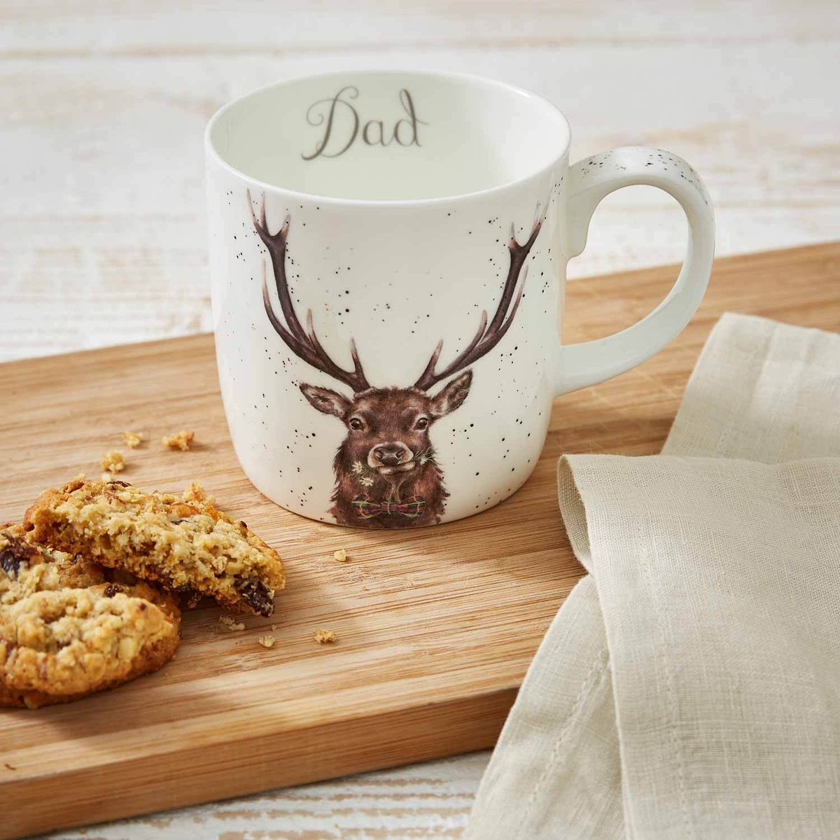 Wrendale Designs Mug Dad (Stag) image number null